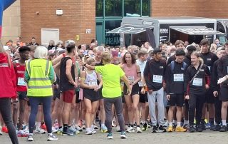 Mini marathon start