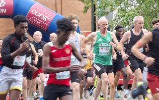 Mini marathon winner